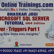 SQL Server Triggers Part 1 Of 3