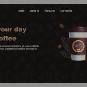 Responsive Coffee Shop Website Using HTML CSS JavaScript Step By Step