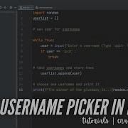 HOW TO CODE A USERNAME PICKER IN PYTHON Beginner Python Project Cracking The Code