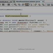 How To Use A Scanner In Netbeans Java Tutorial
