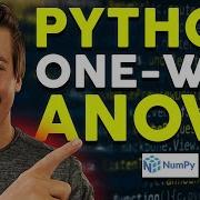 How To Perform One Way ANOVA In Python Scipy Numpy