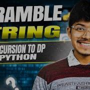 Scramble String Recursion To DP Complexity Analysis C Java Python