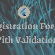 How To Create Registration Form In Flutter