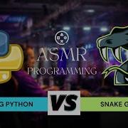 ASMR Programming Coding A Snake Game With Python No Talking