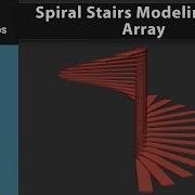 How To Model Spiral Stairs In 3ds Max Array Tool Tutorial