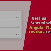 Getting Started With The Angular Numeric Textbox Component