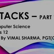STACKS In Python Part 1