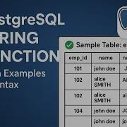 PostgreSQL String Functions Explained COALESCE CONCAT REPLACE STRING AGG More
