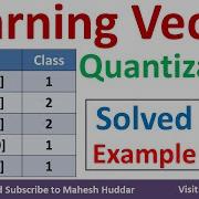 27 Learning Vector Quantization LVQ LVQ Solved Example 1 In Soft Computing By Mahesh Huddar