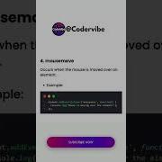 Mouse Events In JavaScript JavaScript WebDev