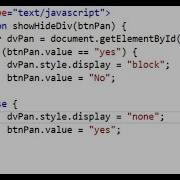 Toggle Show Hide DIV On Button Click Using JavaScript