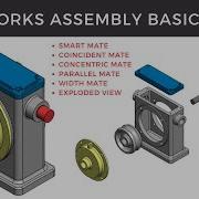 SolidWorks Assembly For Beginners Basic Assembly Mate Commands Tutorial