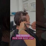 THE PERFECT PIXIE HAIRCUT SIDE BASIC LINE Complete Tutorial Linked Below