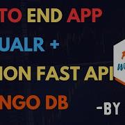 Free Workshop End To End Application Angular Python Fast API Mongo DB VTS SCHOOL SRINU