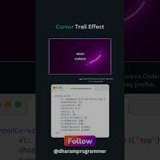 Amazing Cursor Trail Effect Using JavaScript JavaScriptTutorial WebDevelopmentTips