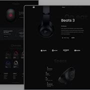 Responsive Landing Page Using HTML CSS JavaScript Headphones Website Design