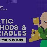 Static Variable Static Method In Dart Use Of Static In Dart Dart Tutorial