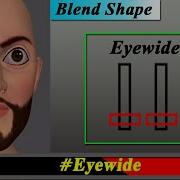 Character Blendshapes Eyewide Blend Shape Blendshapes Blend Shape