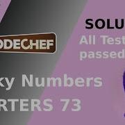 Lucky Numbers Solution LUCKYN Codechef Starters 73 Fellowengineer