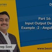 Part 16 Input Output Decorator Example 2 Angular Tutorial