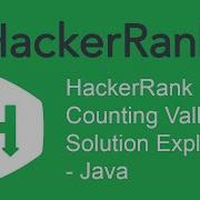 HackerRank Counting Valleys Solution Explained Java
