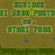 Xevious Atari 5200 и Atari 7800 сравнение