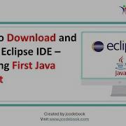 1 How To Download And Install Eclipse IDE Creating First Java Project