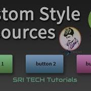 SRI TECH How To Create A Button Widget In Android Android Studio Development Tutorials 2018