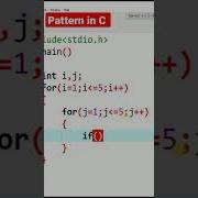 Print Square With Out Line C Programing Shorts Youtubeshorts