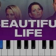 Ace Of Base Beautiful Life Piano Tutorial