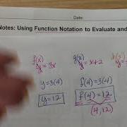 3 3 Function Notation