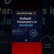 JavaScript Default Parameters Easy Function Values Javascript Coding Webdev Shorts