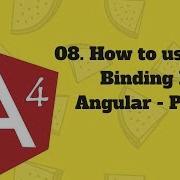 AngularJS 4 Tutorial 08 How To Use Data Binding Part I