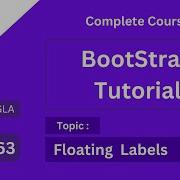 Floating Labels In Bootstrap Or How To Create Floating Label Bootstrap 5 Full Course Bangla