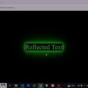Creating Text Reflection And Shadow Effects With HTML And CSS