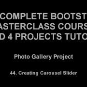 Bootstrap Training Part 44 Creating Carousel Slider