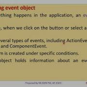 JAVA MODULE 5 TOPIC 4 EVENT HANDLING IN SWINGS SWING LAYOUT MANAGERS