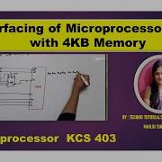 U1 L31 Interfacing Of 8085 Microprocessor With 4KB Memory Memory Interfacing With 8085 MP