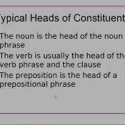 LING 101 UNM Syntax Part 2
