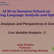Polyhedral Compilation And Loop Optimizations Live Variable Analysis 2