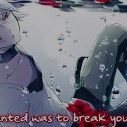 Nightcore Wrecking Ball Male Version Lyrics Miley Cyrus