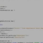 Mapping Database Tables In To Java Class