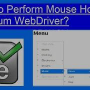 How To Perform Mouse Hover In Selenium WebDriver By Bakkappa N