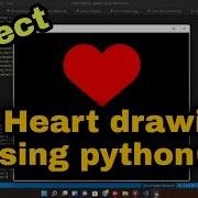 Python Turtle Graphics Drawing Heart Shape Python Turtle Love Heart Tutorial