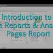 Tutorial Adobe Reports Analytics Pages Report