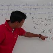 Impedance Rectangular Wave Guide Numerical Example