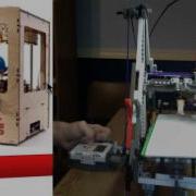 Lego 3D Printer Plotter Demonstration