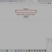 Пример JavaScript для проверки многошаговой HTML5 формы с пользовательскими сообщениями об ошибка