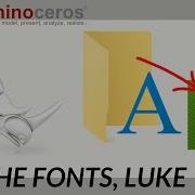 Query Installed Fonts Component Explained With Examples Grasshopper 1 Rhino 8