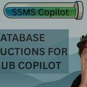 SSMS GitHub Copilot Database Instructions Ssms Ssms22 Githubcopilot